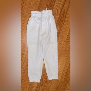 Kids' Classic White Baseball Pants